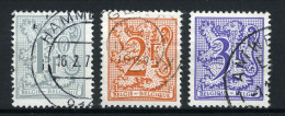 België 1902/04 - Heraldieke Leeuw - Chiffre Sur Lion Héraldique - Gestempeld - Oblitéré -used - Used Stamps