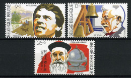 België 2303/05 - Solidariteit - Jacques Brel - Jef Denyn - Pater Ferdinand Verbiest - MNH - Unused Stamps