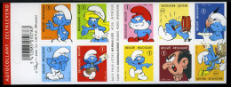 België B95 - Strips - De Smurfen - 50 Ans Des Schtroumpfs - BD - Comics - Peyo - Zelfklevend - Autocollants - 2008 - 1997-… Validez Permanente [B]