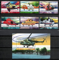 Cuba 2017 / Helicopters Aviation MNH Aviación Helicópteros Helicopters Luftfahrt / Cu20002  40-57 - Hubschrauber