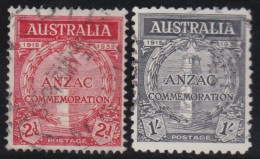 Australia    .   SG    .    154/155       .   O      .     Cancelled - Gebruikt