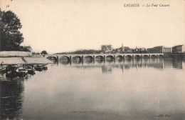 FRANCE - Saumur - Vue Générale Du Pont Cessart - Carte Postale Ancienne - Saumur