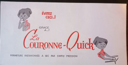 Buvard La Couronne Quick - Cartoleria