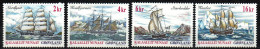 Grönland 2002 - Mi.Nr. 381 - 384 - Postfrisch MNH - Segelschiffe Sailing Ships - Schiffe