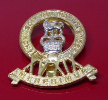 The 15th / 19th Royal Hussars Regiment Modern Copy Metal Badge British Army AMMO UK Manufacturer - Militaria