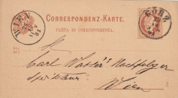 Autriche Entier Postal Görz 1881 - Postcards