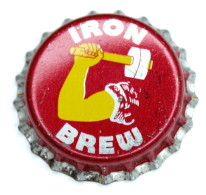 Unused United States Vintage Cork Lined Iron Brew 1951 - 1960 Soda Bottle Cap - Limonade