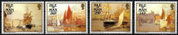 Isle Of Man 1987 - Mi.Nr. 331 - 334 - Postfrisch MNH - Segelschiffe Sailing Ships Gemälde Paintings - Isla De Man