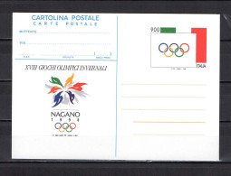 Italy 1998 Olympic Games Nagano Commemorative Postcard - Invierno 1998: Nagano