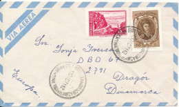 Argentina Air Mail Cover Sent To Denmark 13-12-1971 Topic Stamps - Airmail