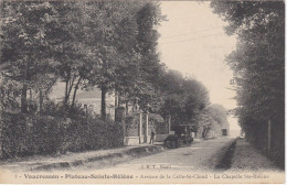 VAUCRESSON - Plateau-Sainte-Hélène. Avenue De La Celle-St-Cloud. La Chapelle Ste-Hélène. Attelage - Vaucresson