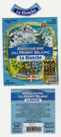 Etiquette, Collerette Et Contre étiquette De Bière Artisanale " BRASSERIE DU MONT BLANC " (2825)_Eb46 - Bier