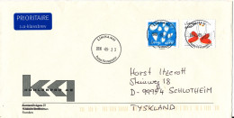 Sweden Cover Sent To Germany Limhamn 23-9-2010 Perfect SUN CANCEL On Topic Stamps - Storia Postale