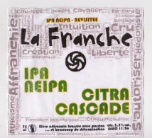 Etiquette De Bière Artisanale " LA FRANCHE "  (396) _Eb185 - Bier