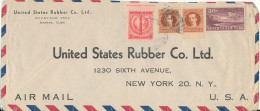 Cuba Air Mail Cover Sent To USA Topic Stamps - Airmail