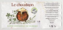 Etiquettes De Bière Artisanale " Indigène De Sureau " Brasserie Le Chaudron 21340 Change (449)_Eb445 - Bier