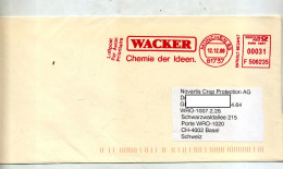 Lettre Flamme Ema Munich Chimie Wacker - Franking Machines (EMA)