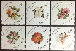 Nicaragua 1986 Roses Flowers MNH - Roses