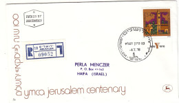 Israël - Lettres Recom De 1978 - Oblit Jerusalem - YMCA - - Cartas & Documentos