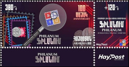 Armenia 2022 “100th Anniversary Of “Philanum” (Union Of Philatelists And Numismatists) 2v Zf Quality:100% - Arménie