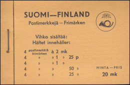 Finnland Markenheftchen Wappenlöwe Auf Glattem Grund 1936, ** Postfrisch - Markenheftchen
