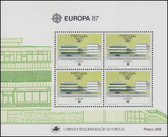Portugal-Madeira Block 8 Europaunion CEPT Moderne Architektur 1987, ** / MNH - Madère