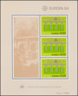 Portugal-Madeira Block 5 Europaunion CEPT Brücken 1984, **/MNH - Madeira