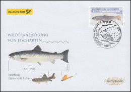 3120 Meerforelle, Schmuck-FDC Deutschland Exklusiv - Storia Postale