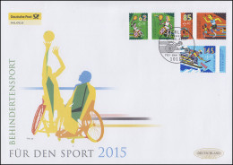 3149-3151 Sporthilfe Behindertensport, Satz Auf Schmuck-FDC Deutschland Exklusiv - Cartas & Documentos