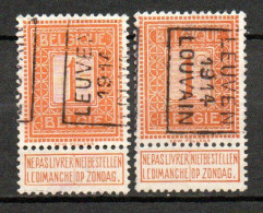 2297 Voorafstempeling Op Nr 108 - LEUVEN 1914 LOUVAIN - Positie A & B - Roller Precancels 1910-19