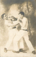 Carte Photo De Deux Boxeurs , * 448 66 - Boxeo