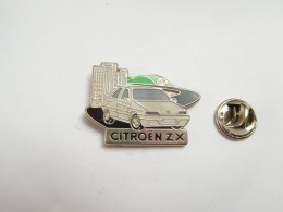 Beau Pin's En Zamac , Auto Citroën ZX , Signé Decat - Citroën