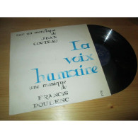 JEAN COCTEAU / FRANCIS POULENC / GEORGES PRETRE La Voix Humaine CLUB NATIONAL DU DISQUE CND 814 - 1960's - Altri & Non Classificati