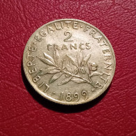 2 FRANCS SEMEUSE 1899 - ARGENT - Achat Immédiat - 2 Francs