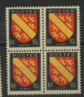 FRANCE -  ARMOIRIE ALSACE - N° Yvert  756** - 1941-66 Wappen