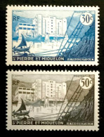 1955 SAINT PIERRE ET MIQUELON N 348 / 349 - LE FRIGORIFIQUE - NEUFS** - Unused Stamps
