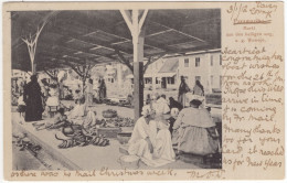 Paramaribo. Markt Aan Den Heiligen Weg, Z.g. Wowojo. - (Suriname/Surinam) - 1912 - Suriname