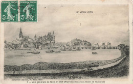 FRANCE - Gien - Le Vieux Gien - Vue Générale De Gien En 1705 - Carte Postale Ancienne - Gien