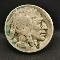 5 CENTS BUFFALO NICKEL 1935 D DENVER USA ( BISON & TETE D'INDIEN ) - 1913-1938: Buffalo