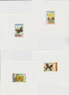 CAMBODGE 1983 - 7  EPREUVE DE LUXE  BUTTERFLY  Complete Set **MNH  Réf  CAM 83 - Butterflies