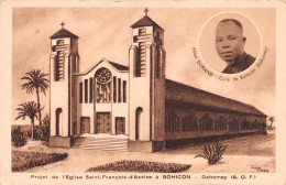 BENIN Ex Dahomey BOHICON Projet D'Eglise De Saint Francois ASSISE Abbe DURAND Non Circulée  N° 25 \ML4023 - Benin