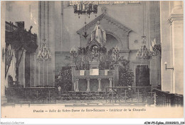 AIWP5-0499 - EGLISE - PARIS - ASILE DE NOTRE-DAME DE BON-SECOURS - INTERIEUR DE LA CHAPELLE  - Chiese E Cattedrali