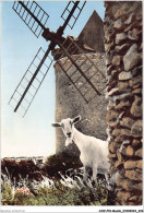 AIWP10-1053 - MOULIN - LES BELLES IMAGES DE PROVENCE - LE MOULIN DE DAUDET ET LA CHEVRE DE MONSIEUR SEGUIN  - Mulini A Vento