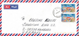Uganda Air Mail Cover Sent To Germany 5-3-2000 EDUCATION FOR ALL - Uganda (1962-...)