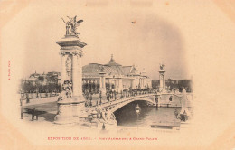 FRANCE - Paris - Exposition De 1900 - Pont Alexandre à Grand Palais - Animé - Carte Postale Ancienne - Tentoonstellingen