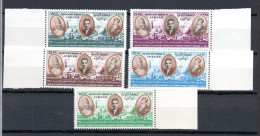 Jordan 1964 Set Pope John Paul/Athenagoras Stamps (Michel 468/72) Nice MNH - Jordania