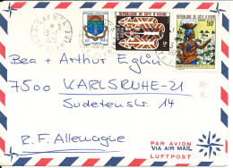 Ivory Coast Air Mail Cover Sent To Germany 13-1-1975 (light Folded Cover) - Côte D'Ivoire (1960-...)