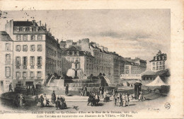 FRANCE - Paris - Le Château D'eau Et La Rue De La Douane Vers 1840 - Animé - Carte Postale Ancienne - Other Monuments