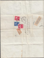 Belgique 1947 - Facture Recommandée D'Ixelles à Destination Schaerbeek .Pas Commun ...........(EB) DC-12537 - Used Stamps