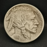 5 CENTS BUFFALO NICKEL 1916 USA ( BISON & TETE D'INDIEN ) - 1913-1938: Buffalo